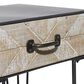 Uma Enterprises Modern Accent Table in Black, Brown and Gray, , large