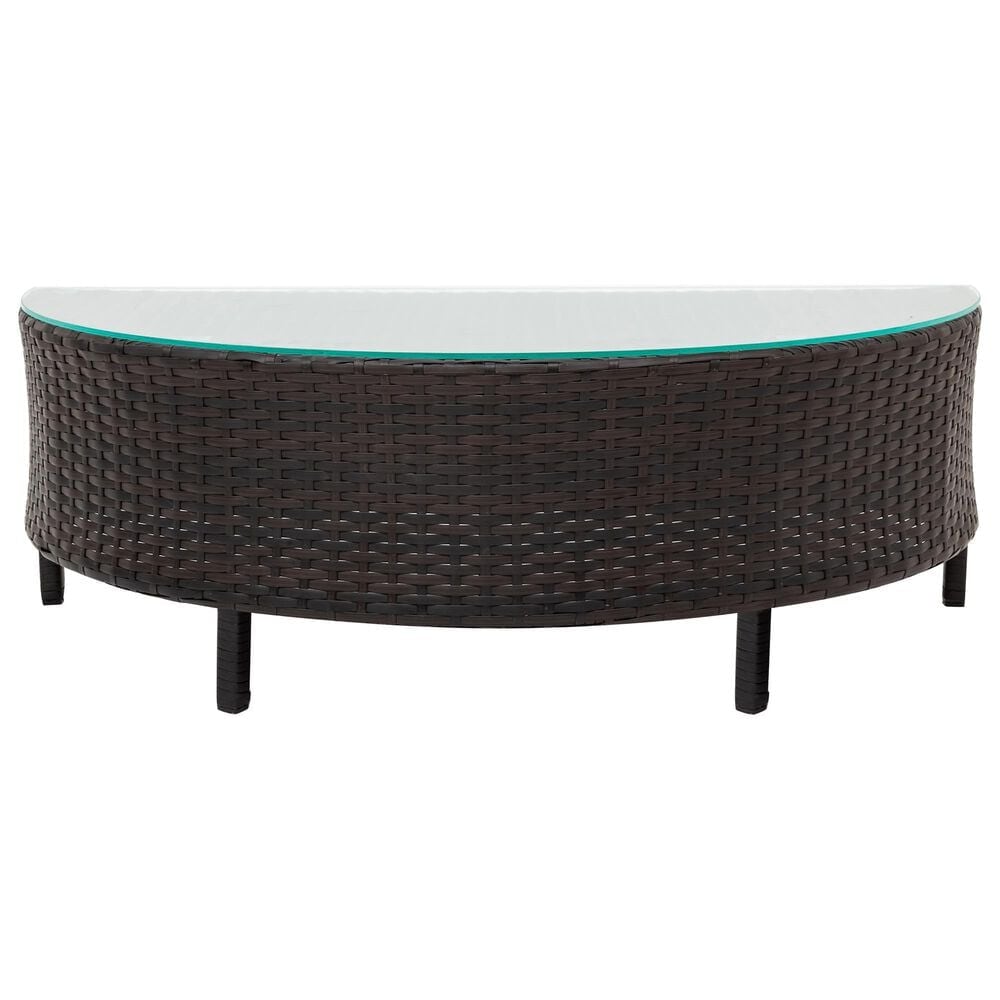 HOMLUX 5 Pieces All-Weather Brown PE Rattan Wicker Sofa Set in Grey, , large