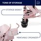 Delta Classic Stroller in Pink Stripes, , large