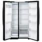 GE Appliances 28 Cu. Ft. Side-By-Side Refrigerator with Extra Tall Dispenser and In-Door Icemaker in Black, , large