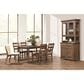 Trailway Llc Small Space Living 7 Piece Dining Set in Brown Maple Finish, , large