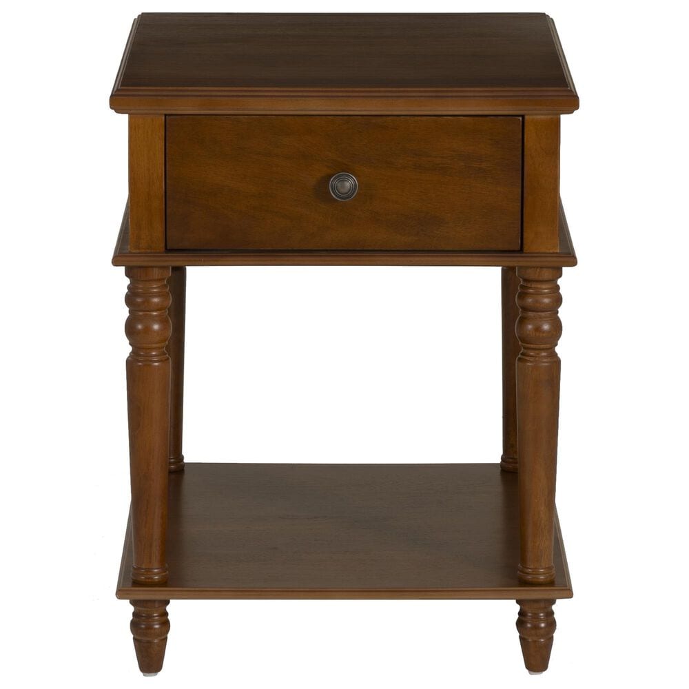 Linon Home Decor Mcghie Side Table in Hazelnut, , large
