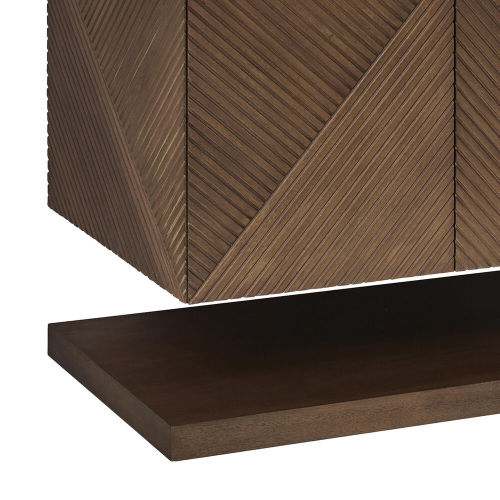 James Martin Vanities Marcello 48&quot; Single Bathroom Vanity in Chestnut with 3 cm Ethereal Noctis Quartz Top and Rectangular Sink, , large