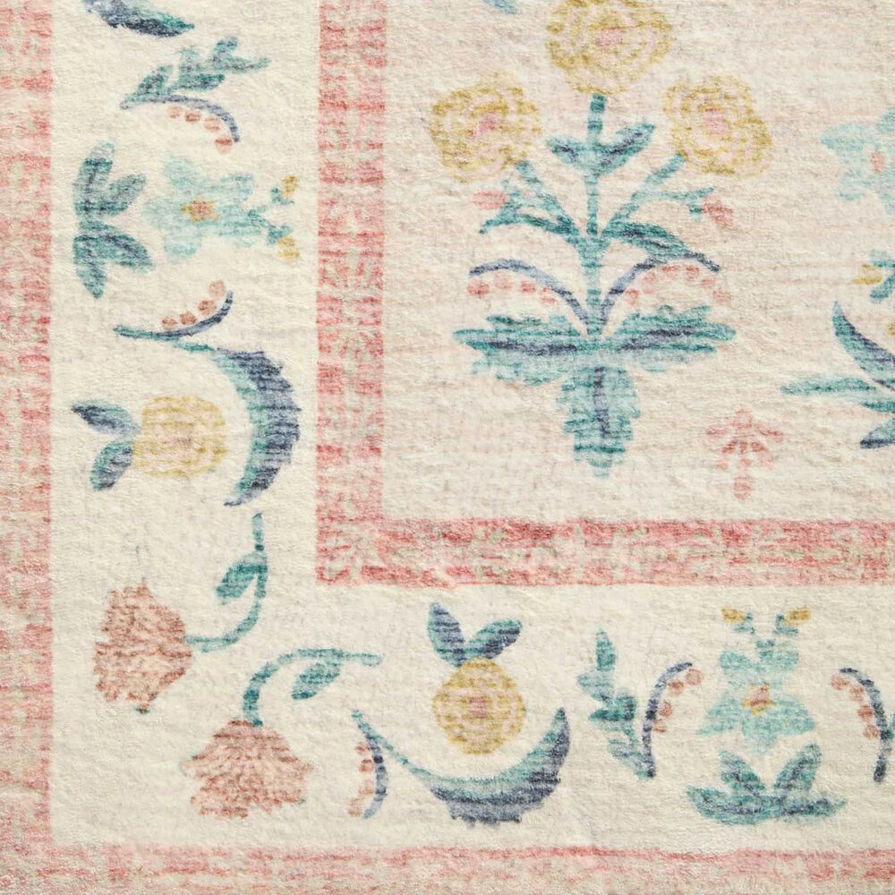 Rifle Paper Co Eden Mughal Rose 2&#39;6&quot; x 9&#39;6&quot; Blush Runner, , large