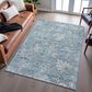Dalyn Rug Company Silk Road Baltic, Sky, Denim, Ivory and Gray 3" x 5" Area Rug, , large