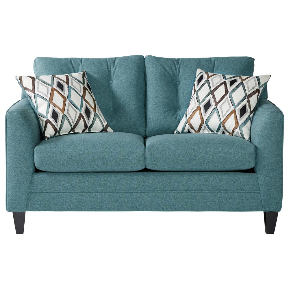 Hughes Furniture Loveseat in Wexler Splash, , large