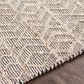 Surya Ingrid Black, Light Gray and Gray 4" x 6" Area Rug, , large