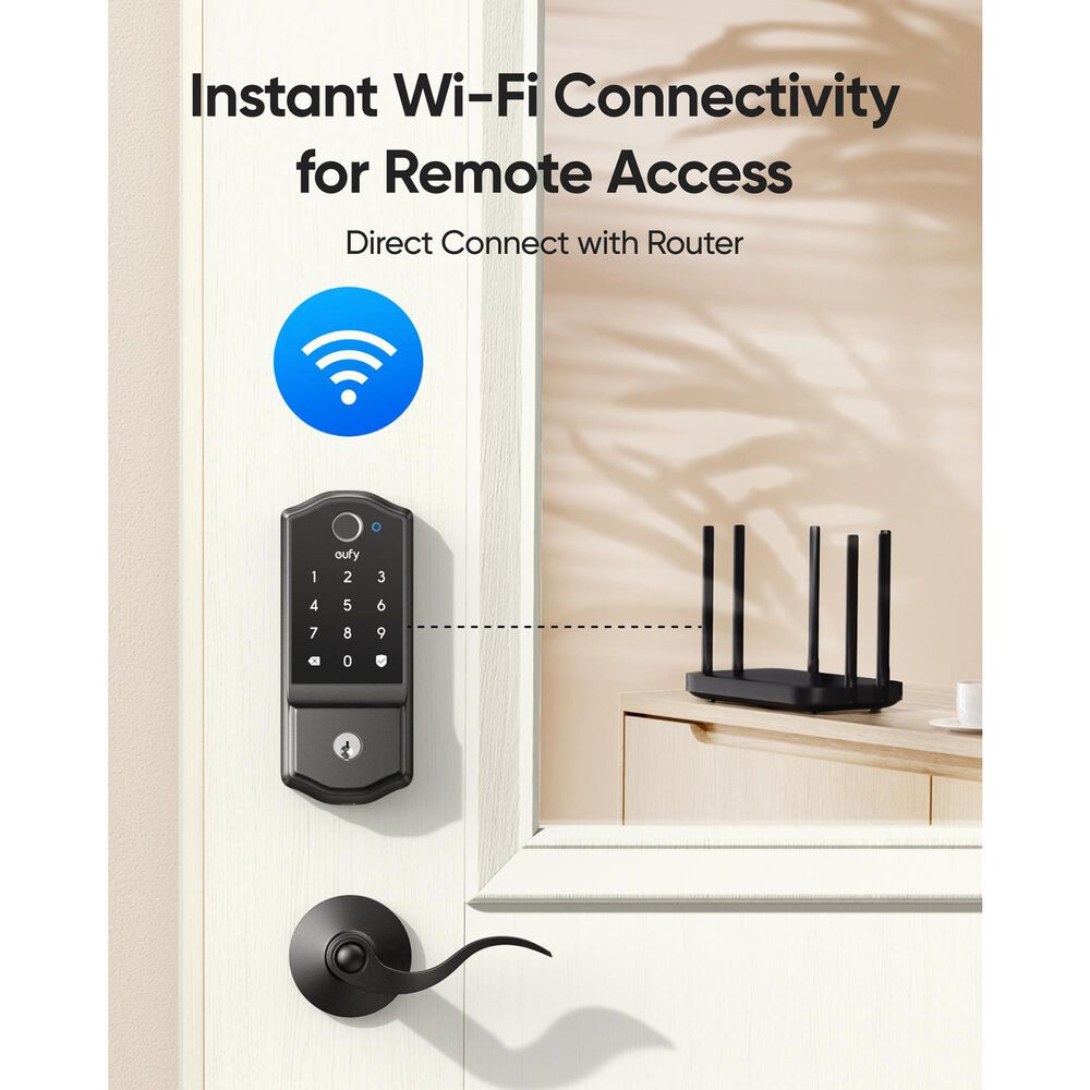 eufy Smart Lock C220 with Fingerprint ID in Black, , large