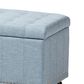 Baxton Studio Kaylee Storage Ottoman Bench in Light Blue, , large