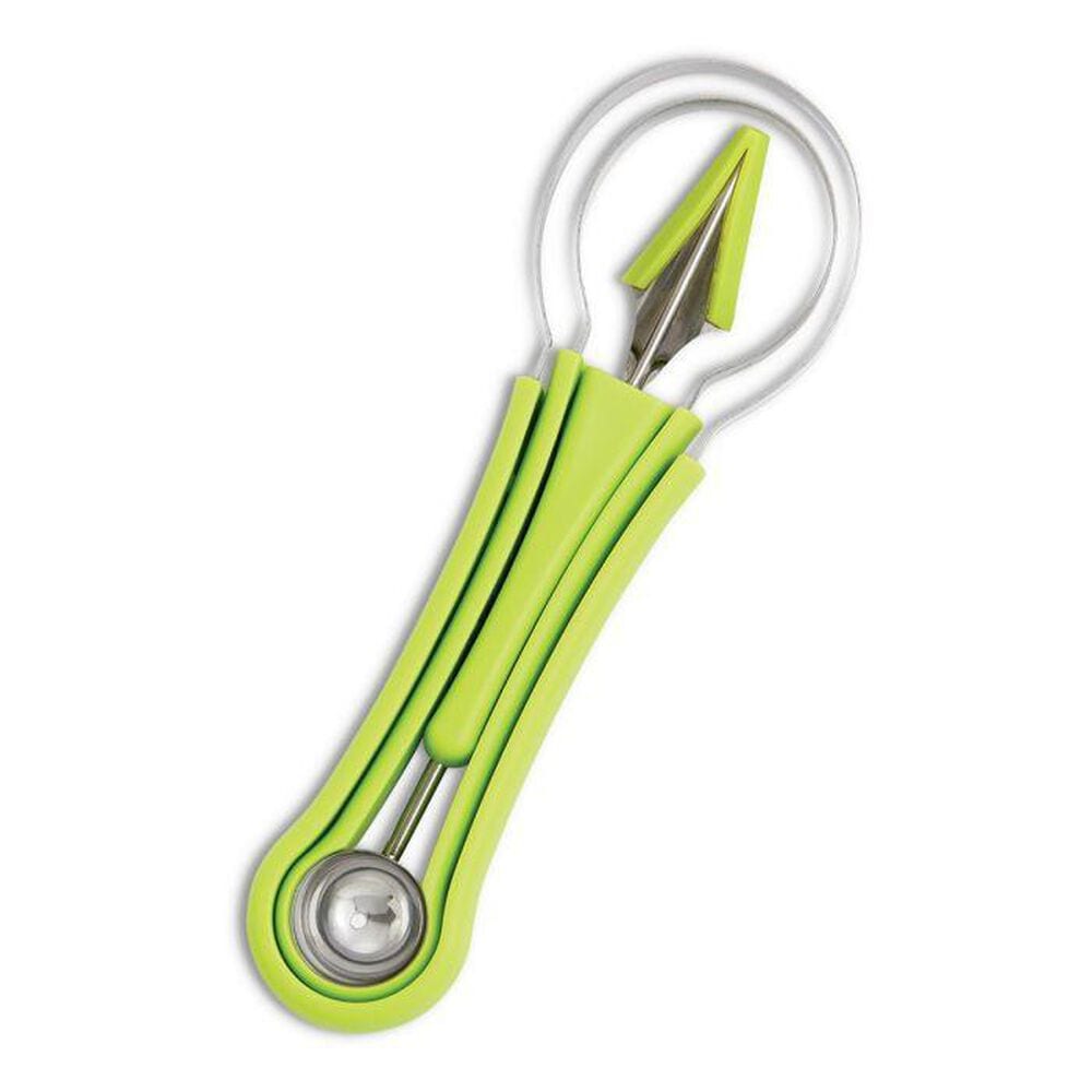 HIC Kitchen 4-Piece Fruit Tool Set in Yellow and Green, , large