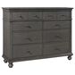 Riva Ridge Oxford 4-Piece Queen Bedroom Set in Peppercorn, , large