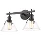 Golden Lighting Orwell 2-Light Bath Vanity in Matte Black, , large