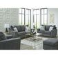 Ashley Stairatt Stationary Loveseat in Gravel, , large