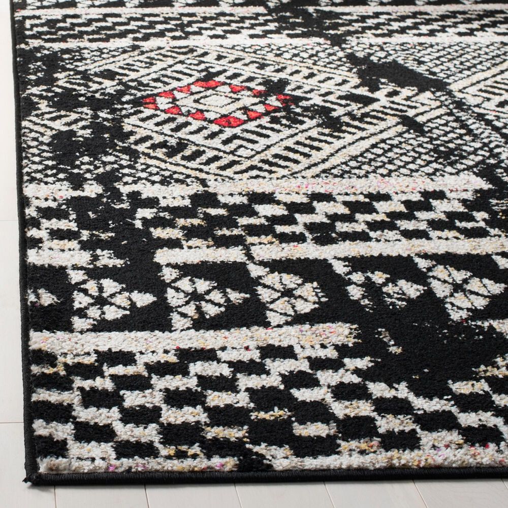 Safavieh Adirondack ADR202Z 9&#39; x 12&#39; Black and Light Grey Area Rug, , large