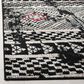 Safavieh Adirondack ADR202Z 9" x 12" Black and Light Grey Area Rug, , large
