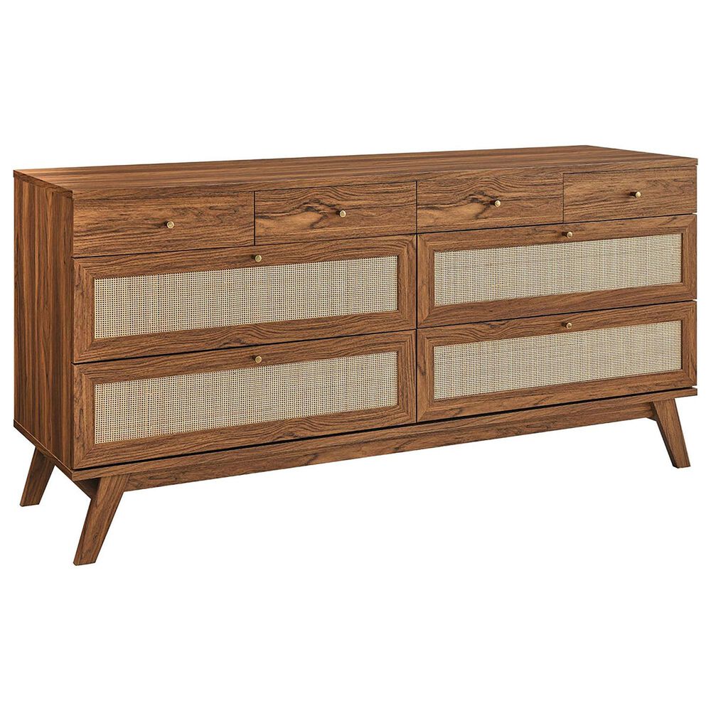 Modway Soma 8-Drawer Dresser in Walnut, , large