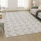 Dalyn Rug Company Soft Essentials Chevron Silver 8" x 10" Area Rug, , large