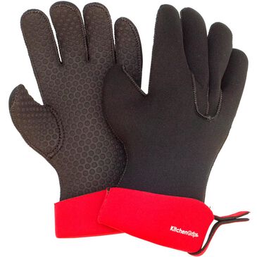 Cuisipro Chef"s Glove Set 5-Finger Red/Black Large, , large