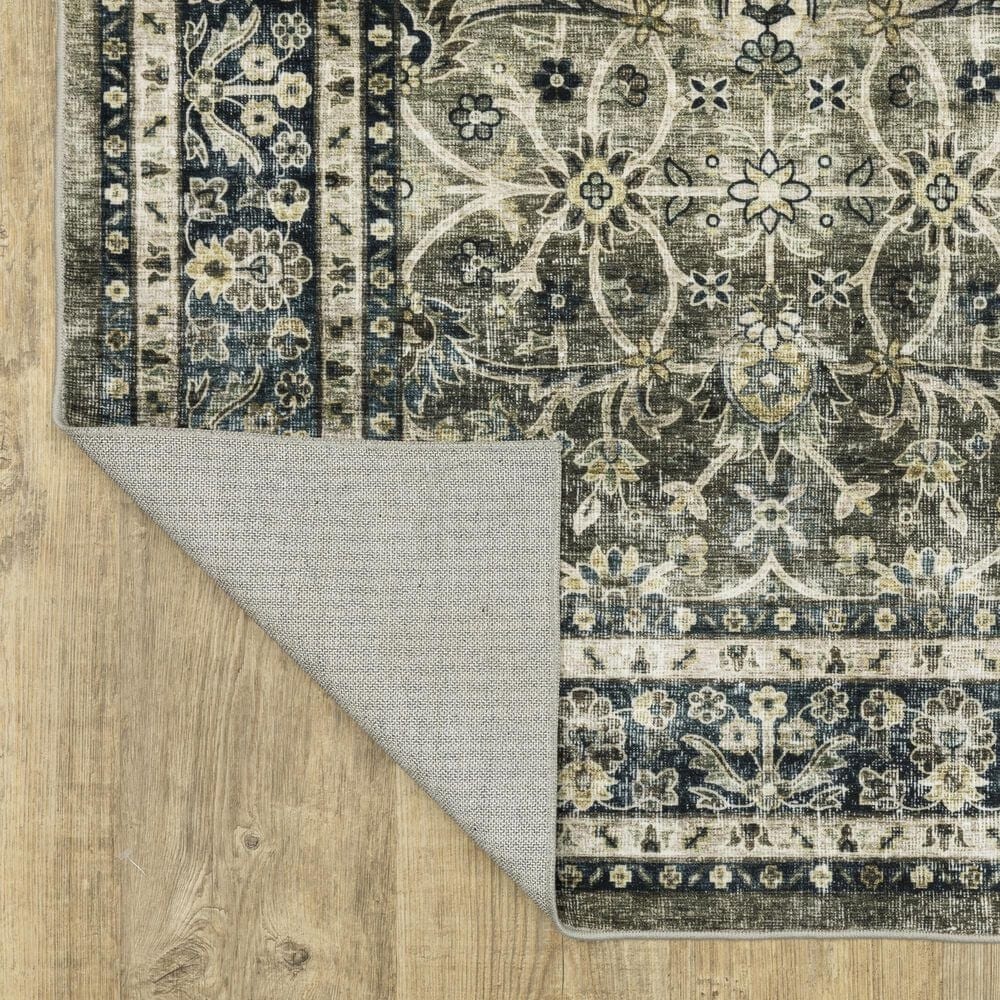 Oriental Weavers Sumter 3&#39;6&quot; x 5&#39;6&quot; Grey and Blue Area Rug, , large