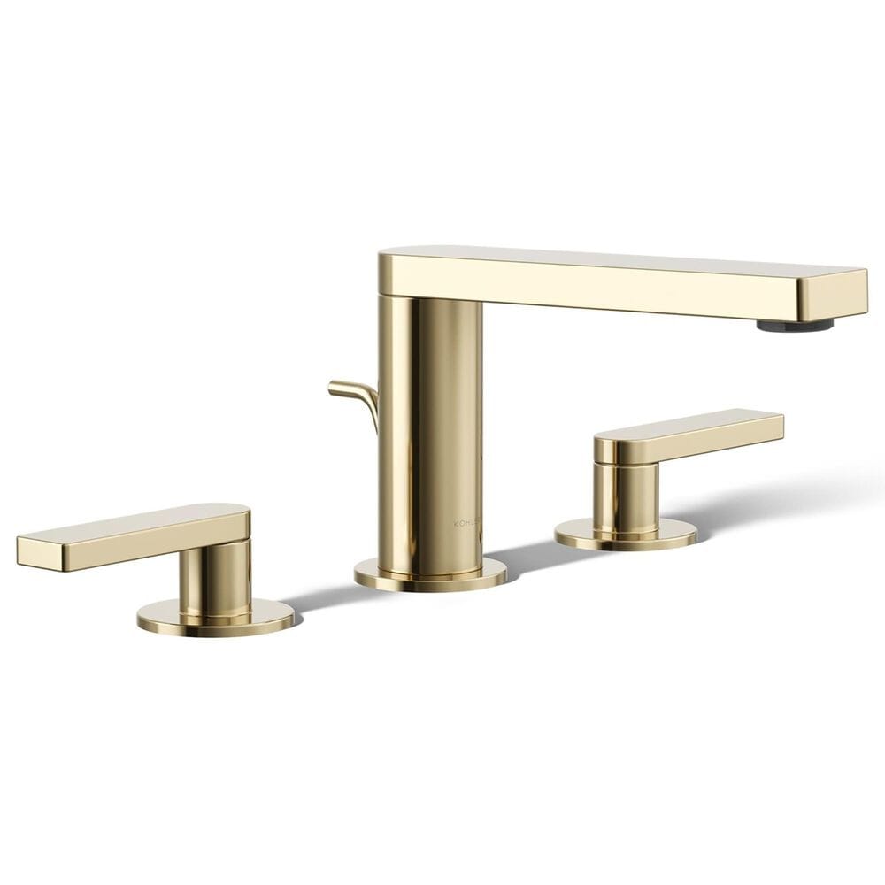Kohler Composed Widespread Bathroom Sink Faucet in Vibrant French Gold, , large