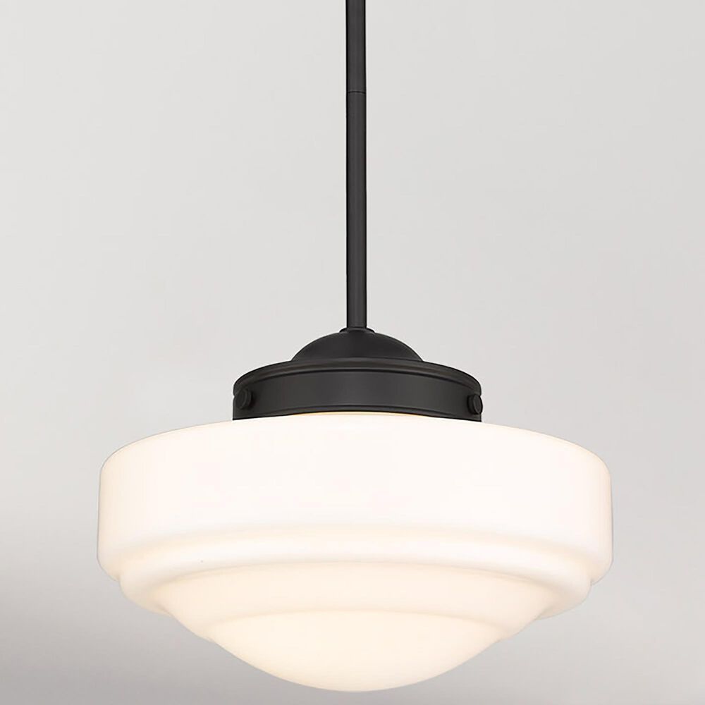Golden Lighting Ingalls Medium Pendant in Matte Black, , large