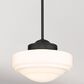 Golden Lighting Ingalls Medium Pendant in Matte Black, , large