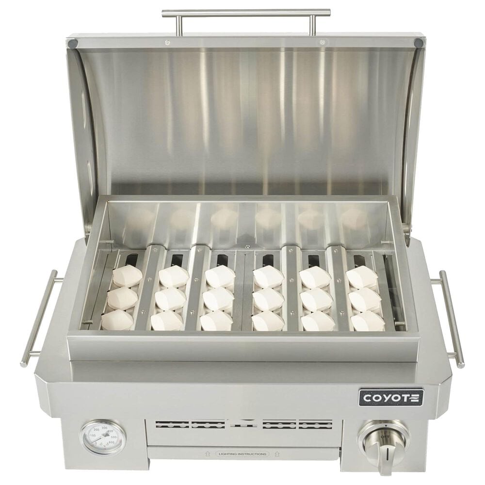 Coyote Outdoor CCVRPG-CT Portable Liquid Propane Gas Grill in Stainless Steel, , large