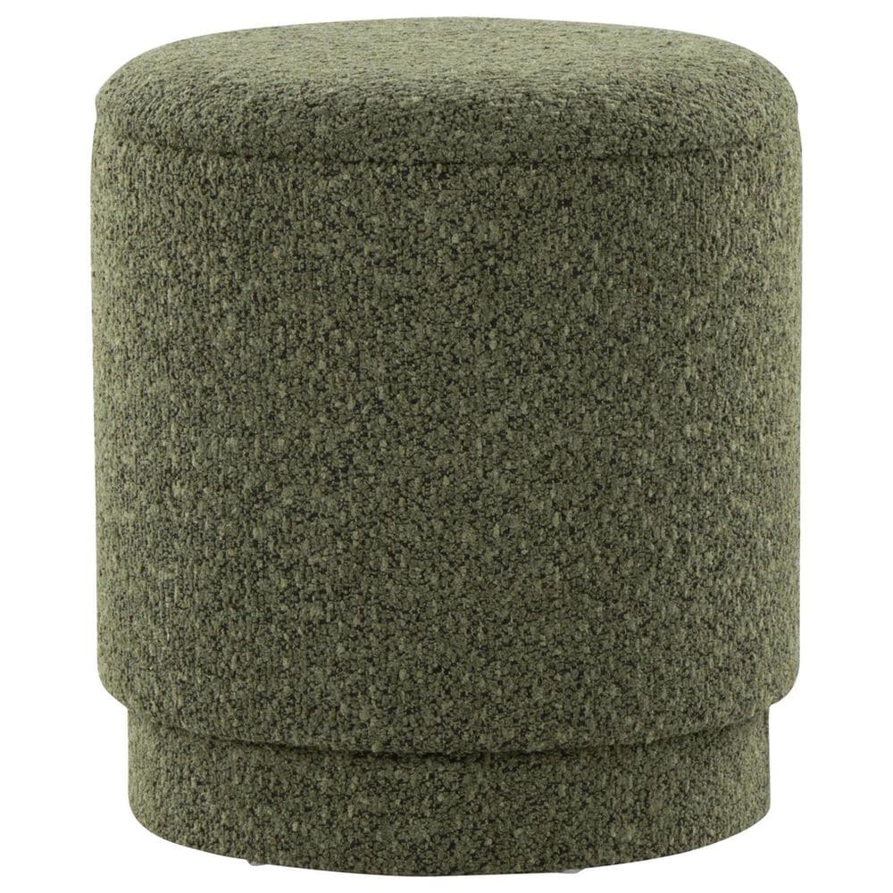 Lumisource Marla 2-Piece Upholstered Ottoman Set in Dark Green, , large