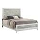 Titanic Furniture Artic King Panel Bed in Gray and White, , large