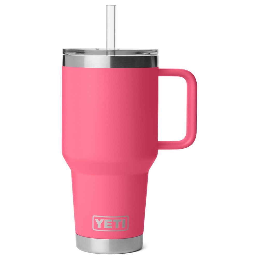 YETI Rambler 35 Oz Straw Mug with Straw Lid in Tropical Pink, , large