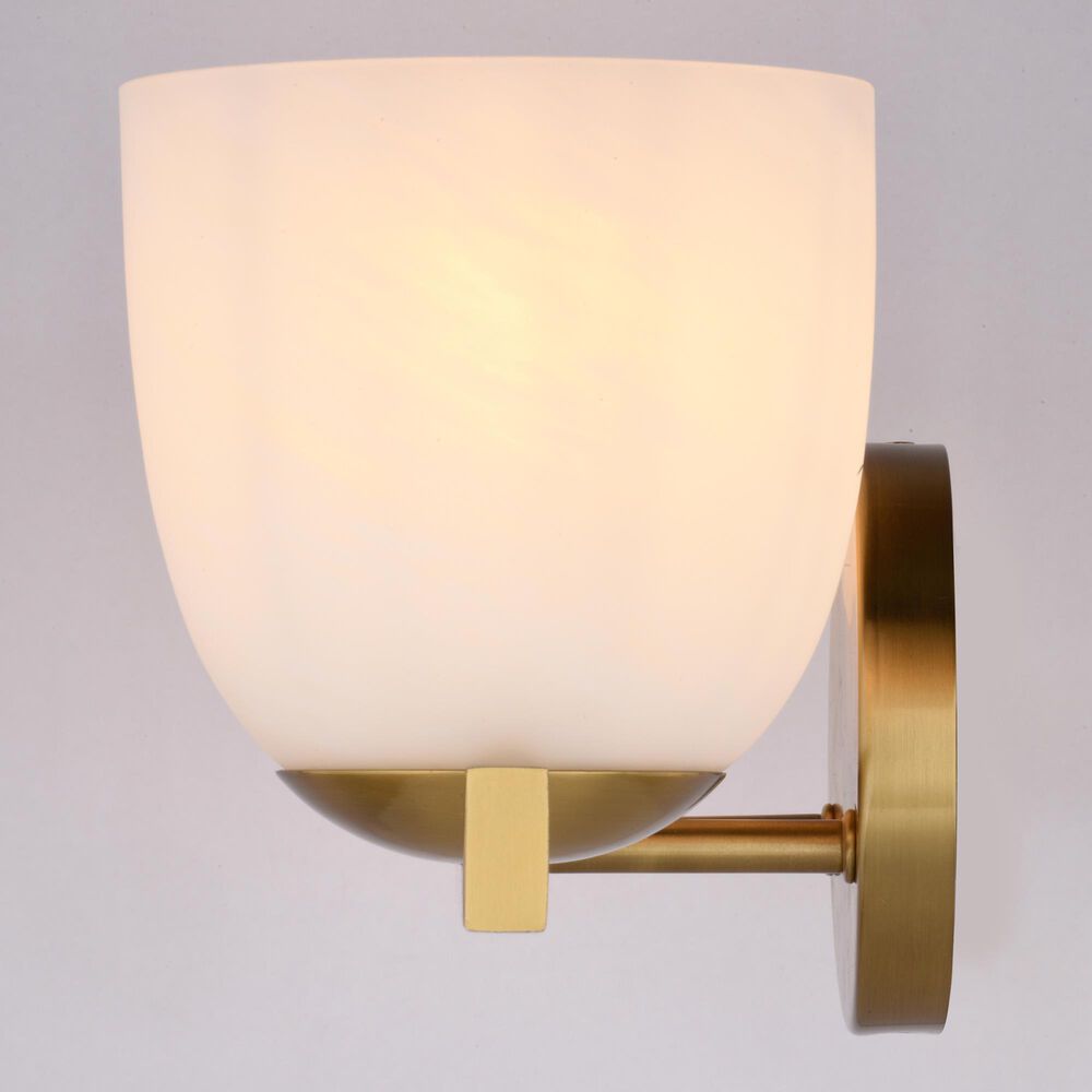Vaxcel Bosworth 3-Light Bathroom Vanity in Muted Brass, , large