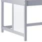 Walker Edison Skyler Twin Low Loft Bunk Bed in Grey, , large