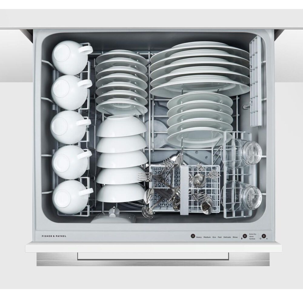 Fisher &amp; Paykel 14 Place Setting Double DishDrawer Built-In Dishwasher - Panel Sold Separately, , large