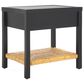 Safavieh Berlynne Nightstand in Black and Natural, , large
