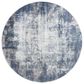 Loloi Patina PJ-01 5"3" Round Denim and Grey Area Rug, , large