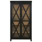 Ashley Ridgester Display Cabinet in Light Brown and Black, , large