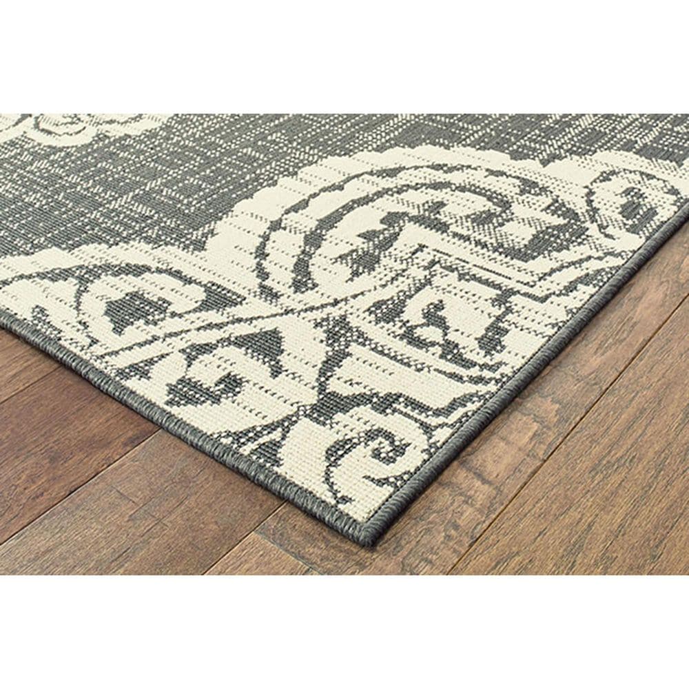 Oriental Weavers Marina 5929E 7&#39;10&quot; x 10&#39;10&quot; Grey and Ivory Area Rug, , large