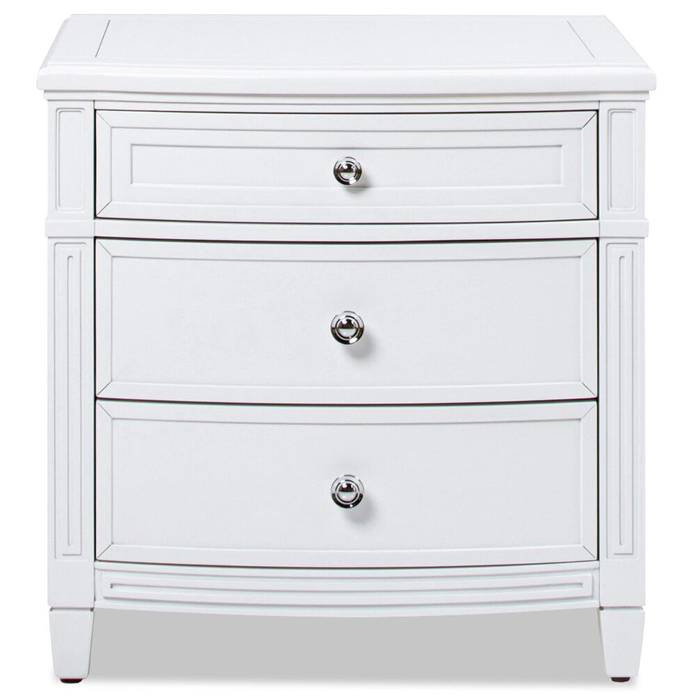 Jennifer Taylor Home Dauphin End Table in Merino White, , large