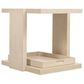 Hooker Furniture Westwood End Table in Polished Limestone, , large
