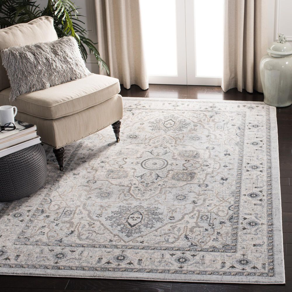 Safavieh Isabella 3&#39; x 5&#39; Light Gray and Gray Area Rug, , large