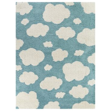 Balta Rugs Clouds 5"3" x 7" Blue Kids Area Rug, , large