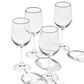 Oneida 5 O"Clock All Purpose Wine Glasses - Set of 4, , large