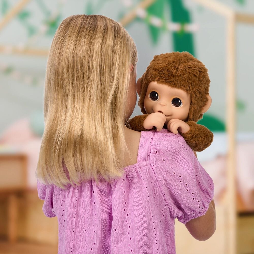 Bluey My Baby Monkey Mango Plush in Brown, , large