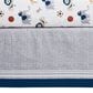 Oxford Baby Zoo Sports 3-Piece Baby Crib Nursery Bedding Set in White and Blue, , large