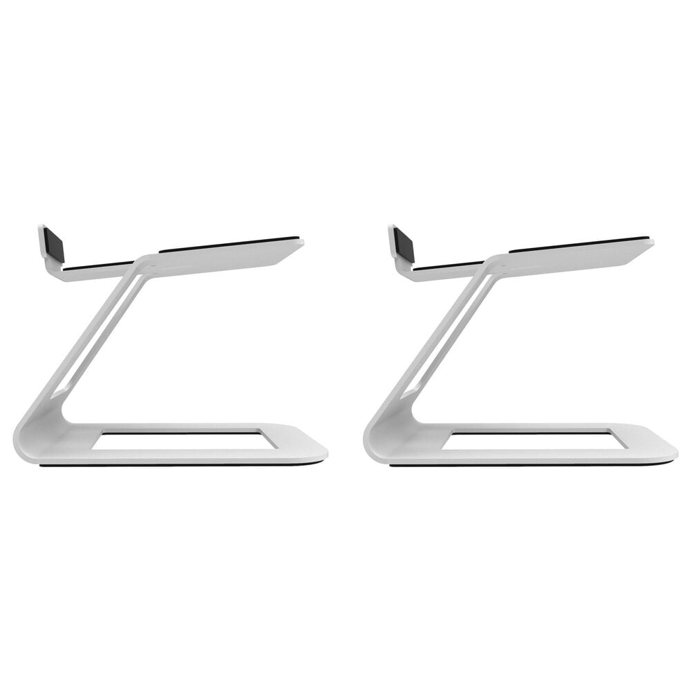 Kanto Elevated Desktop Speaker Stand for Large Speakers in White (Set of 2), , large
