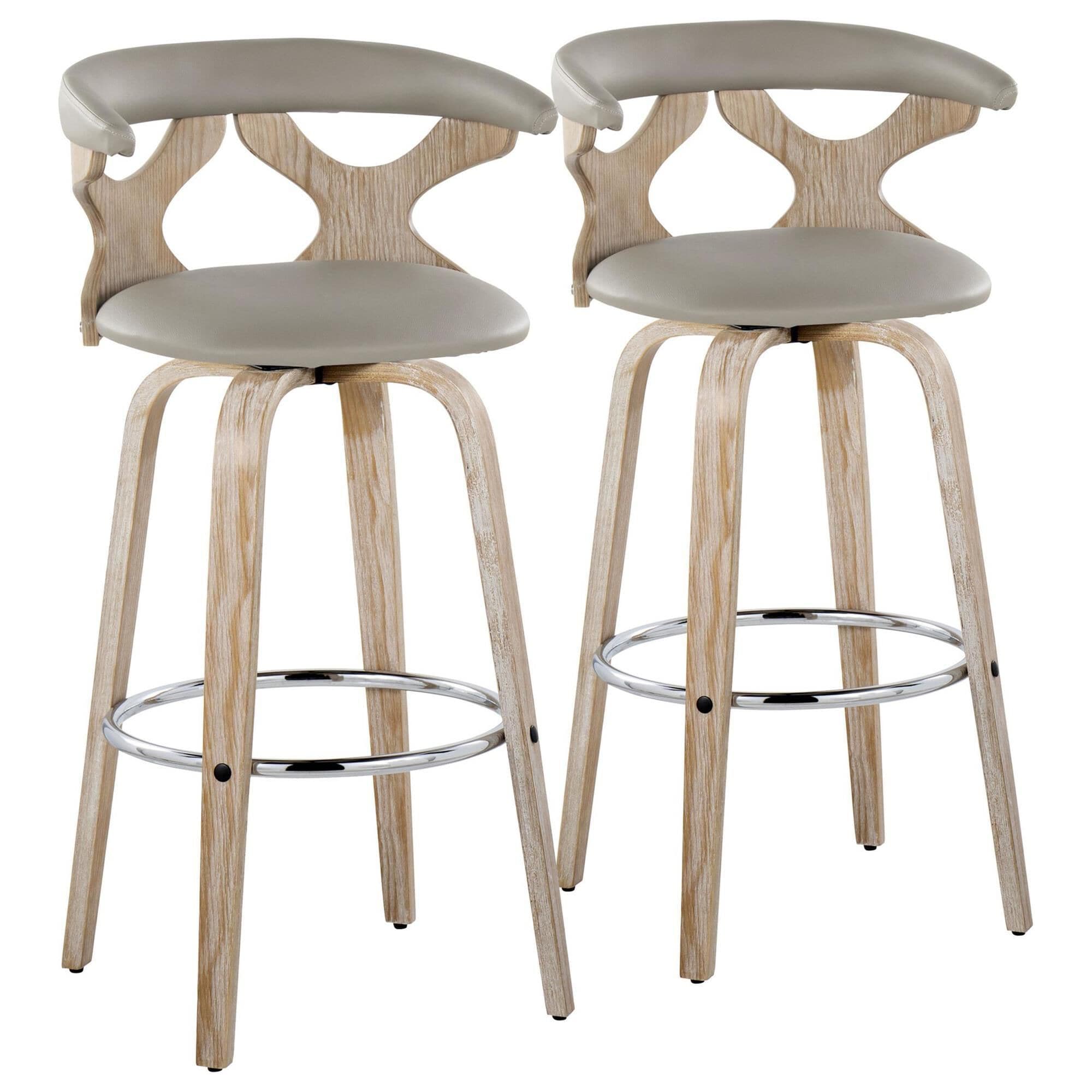 Lumisource bar stool clearance grey