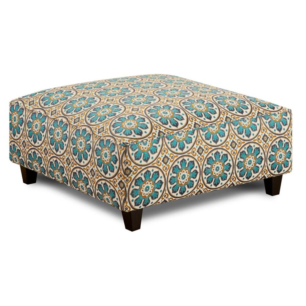 Xenia Cocktail Ottoman in Petra Capri, , large