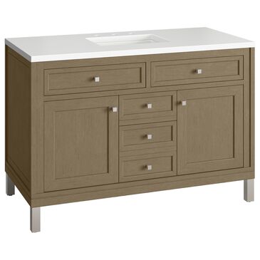 James Martin Vanities Chicago 48" Single Bathroom Vanity Cabinet in Walnut Whisper, , large