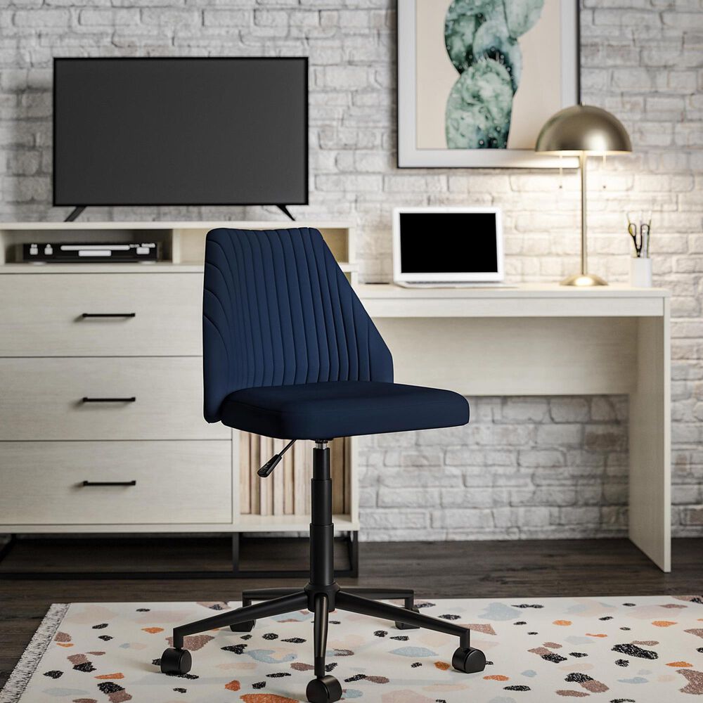 DHP Kelly 3 in 1 Media Dresser &amp; Desk in Ivory Oak, , large
