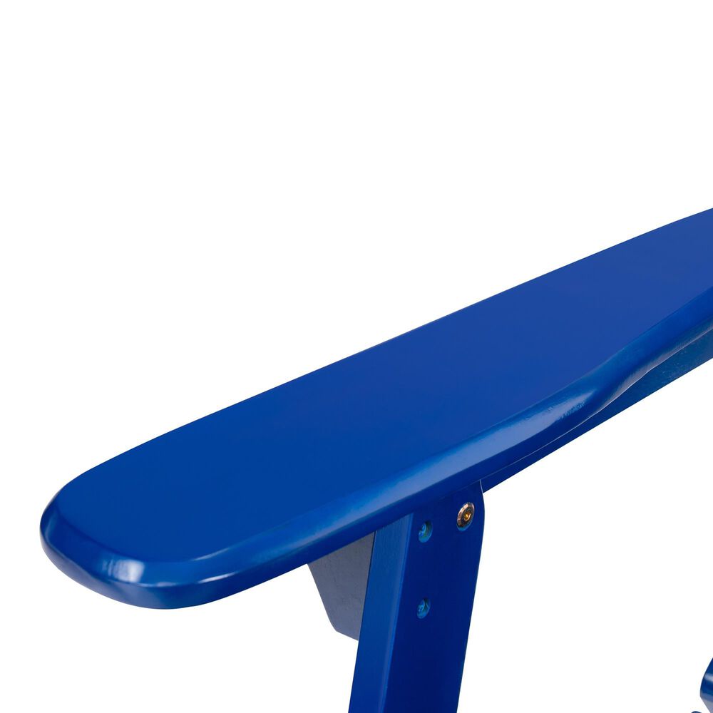 Hearth and Haven Malibu Outdoor Folding Adirondack Chair in Blue, , large